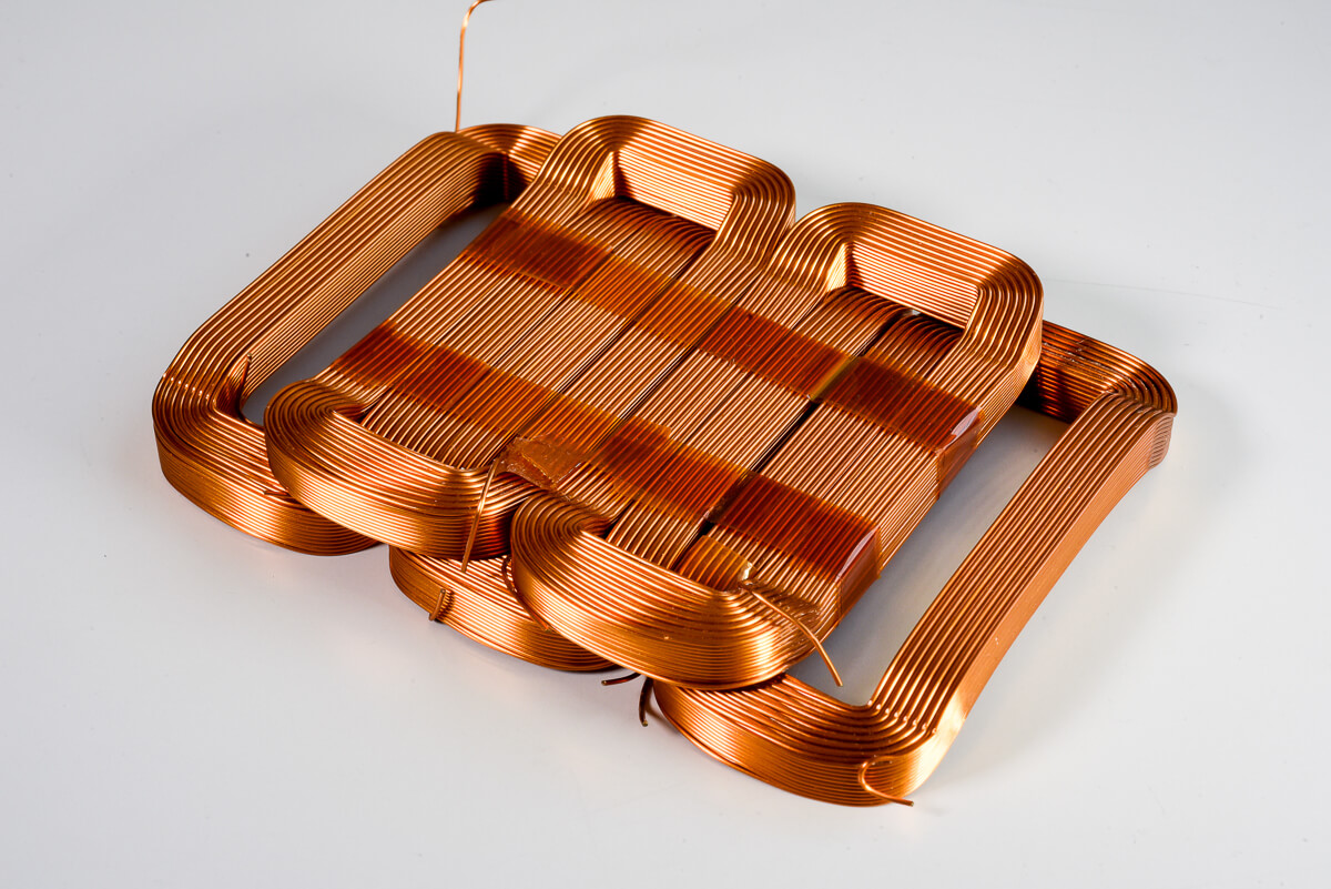 High-density coil is formed