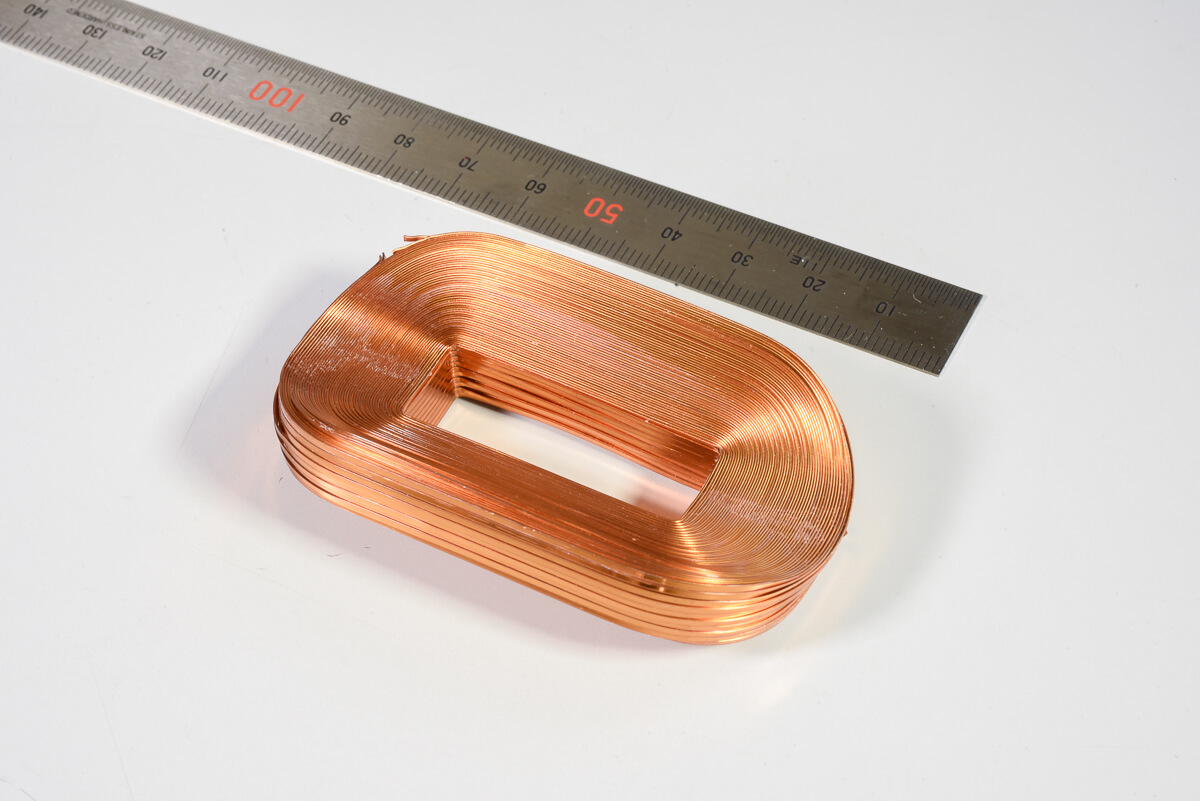 High-density coil is bent