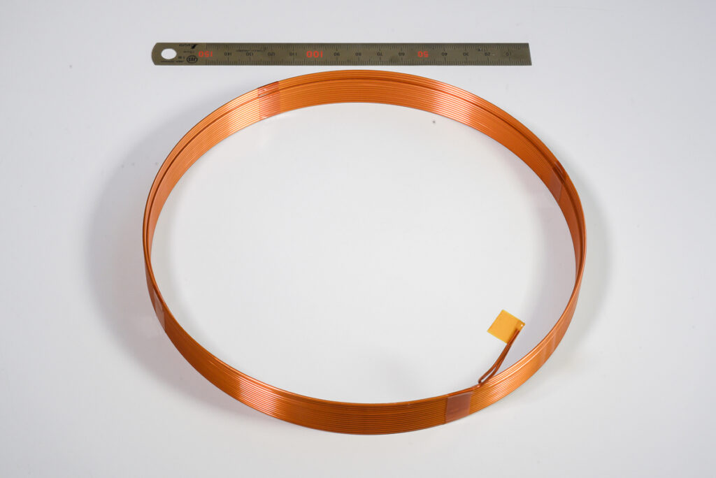 Circular coil with air core coils