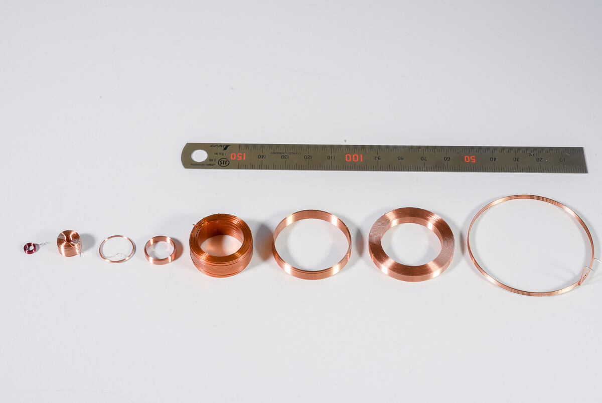 Circular coil with air core coils