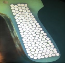 High density compression molded coils